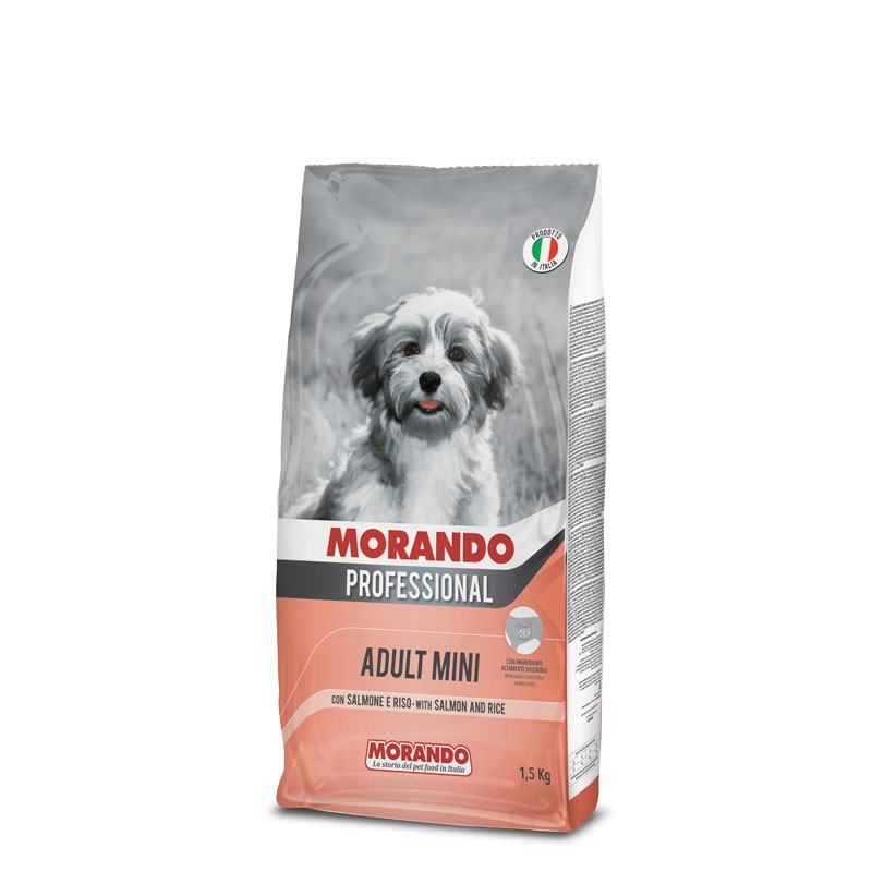 MIGLIOR CANE CROCCHETTE ADULT MINI SALMONE E RISO KG 1,5
