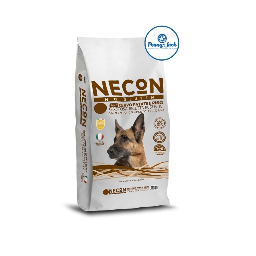 NECON NO GLUTEN CANE GUSTOSA RICETTA CON CERVO 3 KG