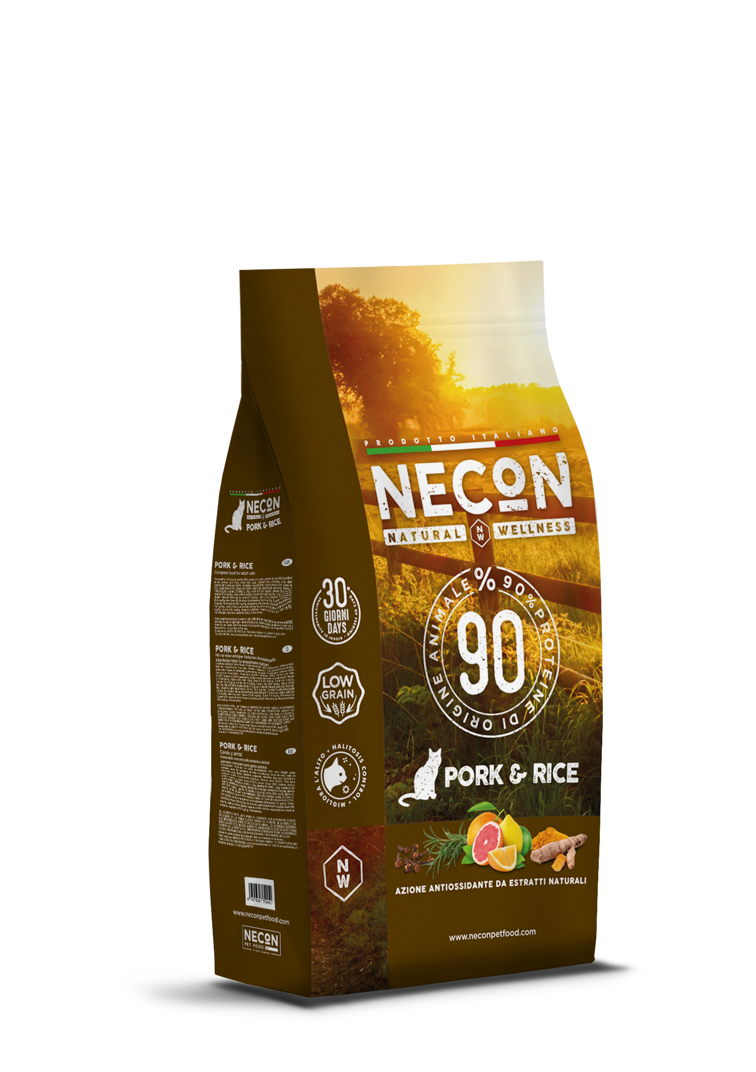 NECON NAURAL WELLNESS GATTO ADULT monoproteico MAIALE KG 1,5