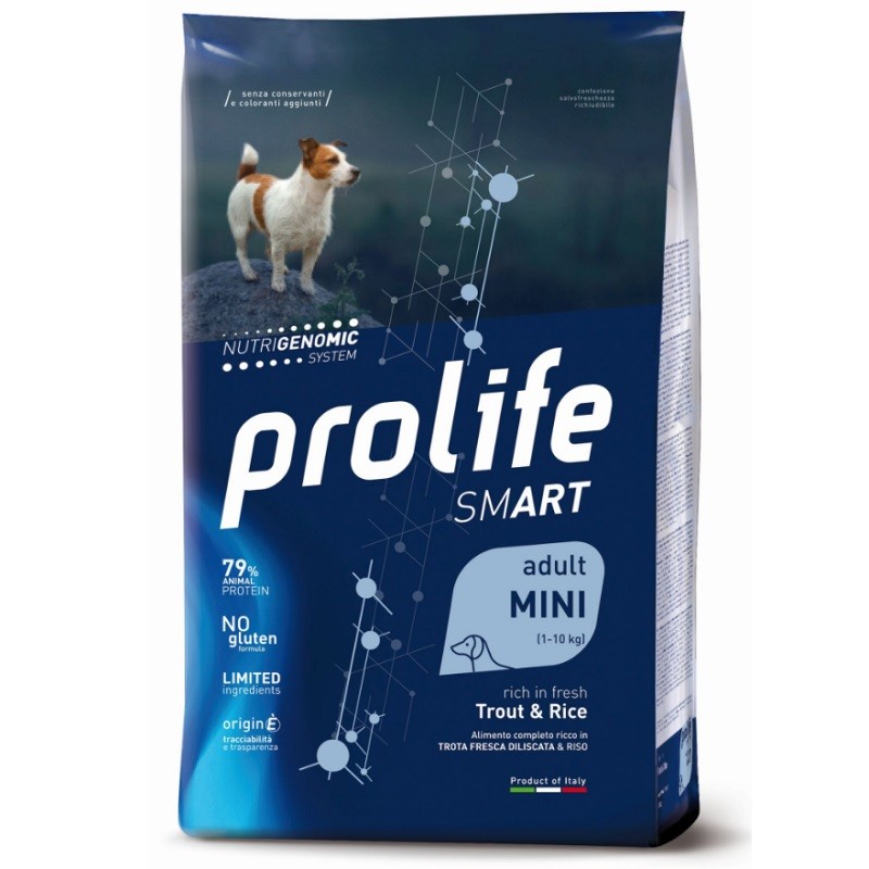 PROLIFE CANE SMART ADULT TROTA E RISO MINI KG 2